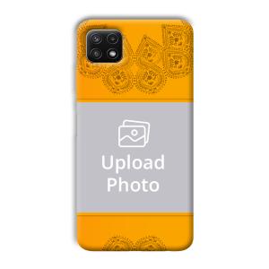 Mehendi Design Customized Printed Back Cover for Samsung Galaxy A22