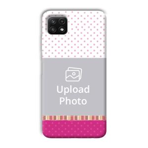 Baby Pink Design Customized Printed Back Cover for Samsung Galaxy A22