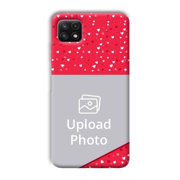 Dark Pink Customized Printed Back Cover for Samsung Galaxy A22