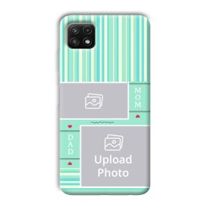 Mom Dad Customized Printed Back Cover for Samsung Galaxy A22