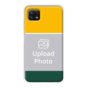 Yellow Green Customized Printed Back Cover for Samsung Galaxy A22