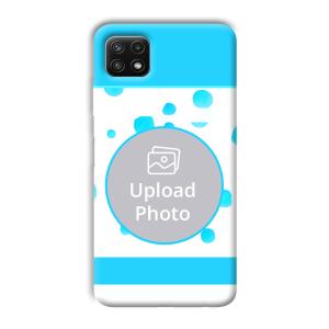 Bluish Customized Printed Back Cover for Samsung Galaxy A22