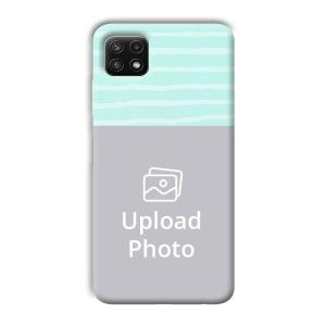 Wavy Customized Printed Back Cover for Samsung Galaxy A22