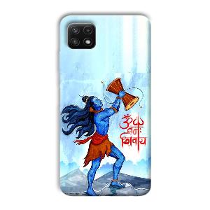 Om Namah Shivay Phone Customized Printed Back Cover for Samsung Galaxy A22