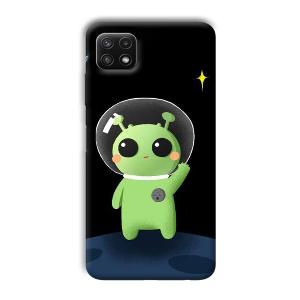 Alien Character Phone Customized Printed Back Cover for Samsung Galaxy A22
