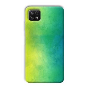 Green Pattern Phone Customized Printed Back Cover for Samsung Galaxy A22