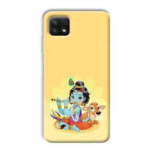 Baby Krishna Phone Customized Printed Back Cover for Samsung Galaxy A22