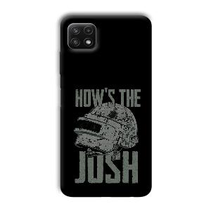 How's The Josh Phone Customized Printed Back Cover for Samsung Galaxy A22