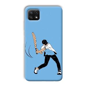Cricketer Phone Customized Printed Back Cover for Samsung Galaxy A22