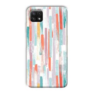 Light Paint Stroke Phone Customized Printed Back Cover for Samsung Galaxy A22
