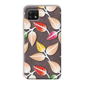 Leaves Phone Customized Printed Back Cover for Samsung Galaxy A22