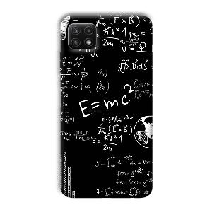 E is Equal To MC2 Phone Customized Printed Back Cover for Samsung Galaxy A22