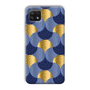 Semi Circle Designs Phone Customized Printed Back Cover for Samsung Galaxy A22