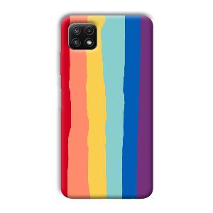 Vertical Paint Phone Customized Printed Back Cover for Samsung Galaxy A22