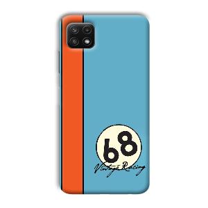 Vintage Racing Phone Customized Printed Back Cover for Samsung Galaxy A22
