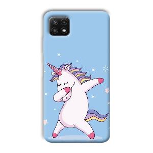 Unicorn Dab Phone Customized Printed Back Cover for Samsung Galaxy A22