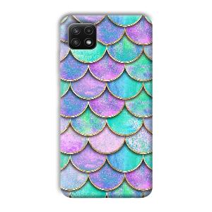 Mermaid Design Phone Customized Printed Back Cover for Samsung Galaxy A22