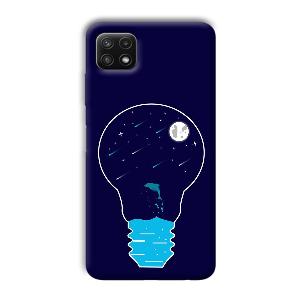 Night Bulb Phone Customized Printed Back Cover for Samsung Galaxy A22