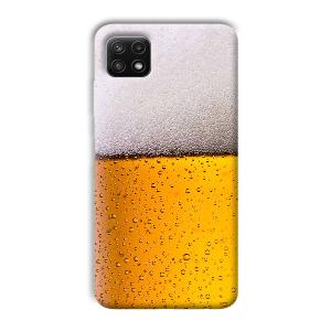 Beer Design Phone Customized Printed Back Cover for Samsung Galaxy A22