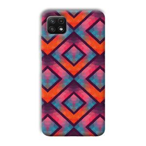 Colorful Boxes Phone Customized Printed Back Cover for Samsung Galaxy A22