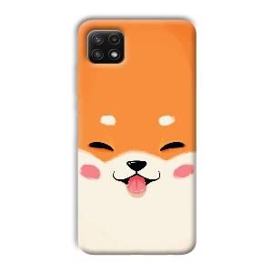 Smiley Cat Phone Customized Printed Back Cover for Samsung Galaxy A22
