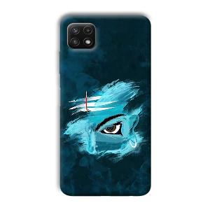 Shiva's Eye Phone Customized Printed Back Cover for Samsung Galaxy A22