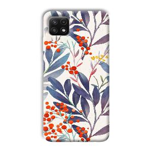Cherries Phone Customized Printed Back Cover for Samsung Galaxy A22