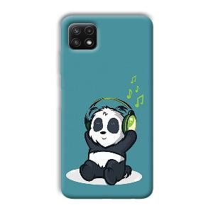 Panda  Phone Customized Printed Back Cover for Samsung Galaxy A22
