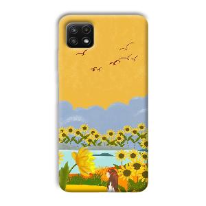Girl in the Scenery Phone Customized Printed Back Cover for Samsung Galaxy A22