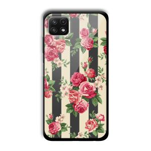 Wall of Flowers Customized Printed Glass Back Cover for Samsung Galaxy A22