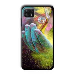 Festival of Colors Customized Printed Glass Back Cover for Samsung Galaxy A22