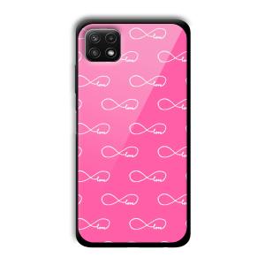 Infinite Love Customized Printed Glass Back Cover for Samsung Galaxy A22