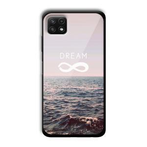 Infinite Dreams Customized Printed Glass Back Cover for Samsung Galaxy A22