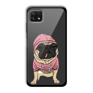 Cool Dog Customized Printed Glass Back Cover for Samsung Galaxy A22