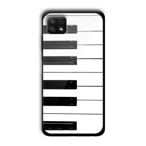 Piano Customized Printed Glass Back Cover for Samsung Galaxy A22