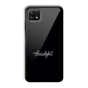 Beautiful Customized Printed Glass Back Cover for Samsung Galaxy A22