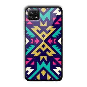 Arrows Abstract Customized Printed Glass Back Cover for Samsung Galaxy A22