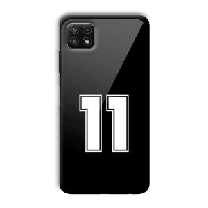 Eleven Customized Printed Glass Back Cover for Samsung Galaxy A22