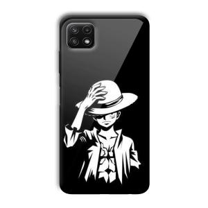 Cool Dude Customized Printed Glass Back Cover for Samsung Galaxy A22