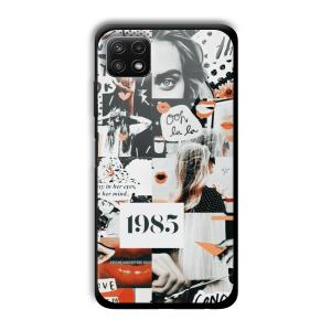1985 Customized Printed Glass Back Cover for Samsung Galaxy A22
