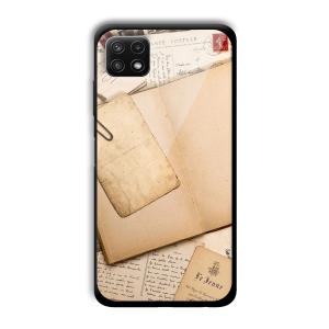 Journal Entry Customized Printed Glass Back Cover for Samsung Galaxy A22