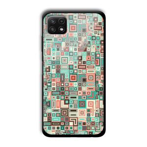 Green Maze Customized Printed Glass Back Cover for Samsung Galaxy A22