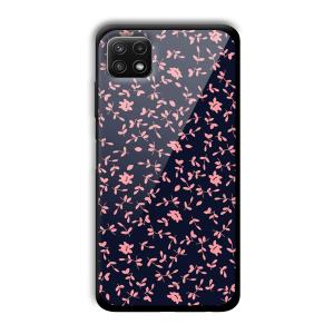Little Pink Petals Customized Printed Glass Back Cover for Samsung Galaxy A22