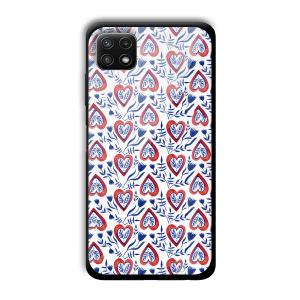 Little Spades Customized Printed Glass Back Cover for Samsung Galaxy A22