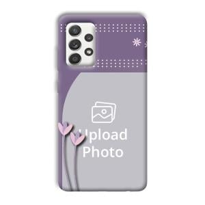 Lilac Pattern Customized Printed Back Cover for Samsung Galaxy A52s 5G