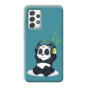 Panda  Phone Customized Printed Back Cover for Samsung Galaxy A52s 5G
