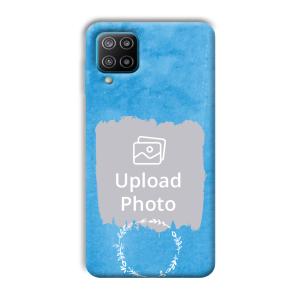 Blue Design Customized Printed Back Cover for Samsung Galaxy F12