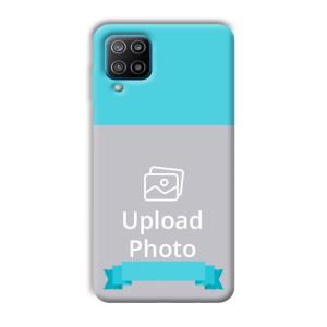 Blue Customized Printed Back Cover for Samsung Galaxy F12