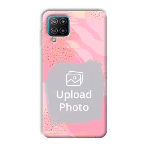 Sparkly Pink Customized Printed Back Cover for Samsung Galaxy F12