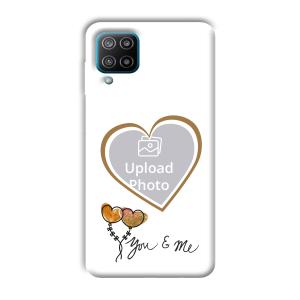 You & Me Customized Printed Back Cover for Samsung Galaxy F12
